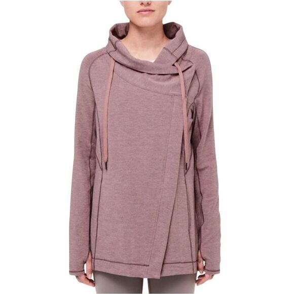 Lululemon mauve coast easy wrap jacket size 4 - Picture 1 of 16